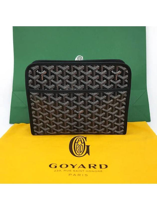 Jouvence MM Clutch Bag Black - GOYARD - BALAAN 2