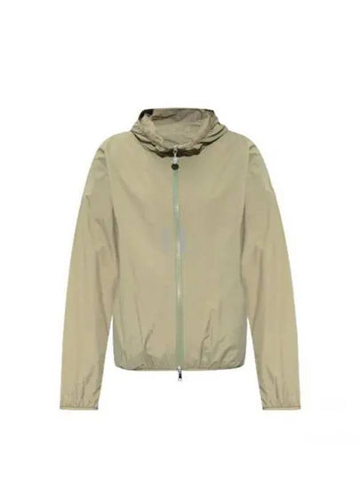 Fegeo Logo Patch Hoodie Sage Green - MONCLER - BALAAN 2