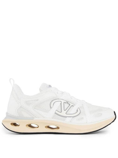 V Logo Low Top Sneakers White - VALENTINO - BALAAN 2