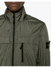 Compass Badge Pleated Windbreaker Khaki - STONE ISLAND - BALAAN 5