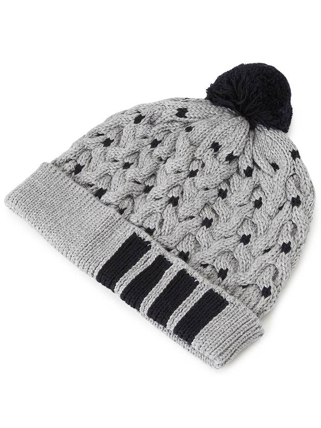 Hat UKH040AY1024 055 Gray - THOM BROWNE - BALAAN 4