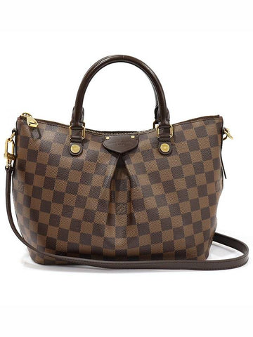 N41545 Damier Eben Canvas Sienna PM 2WAY - LOUIS VUITTON - BALAAN 1