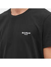 Mini Logo Short Sleeve T-shirt Black - BALMAIN - BALAAN 3