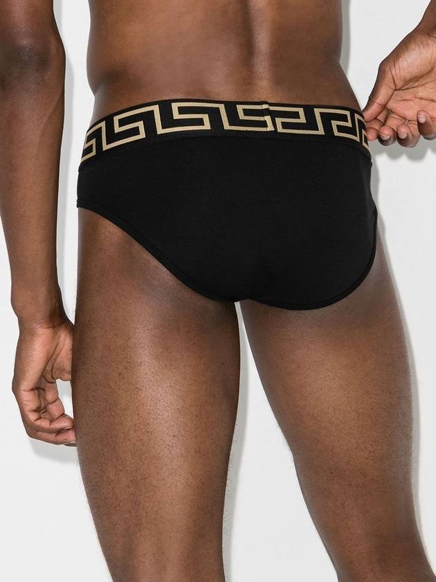 Men's Logo Banding Briefs 2 Pack Black - VERSACE - BALAAN 10