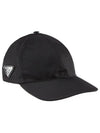 triangle logo re-nylon ball cap black - PRADA - BALAAN 3