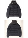 Aubrock emboss logo goose down padding navy - MONCLER - BALAAN 5