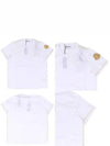 Logo stitch short sleeve t-shirt 8063700 8390X - MONCLER - BALAAN 7