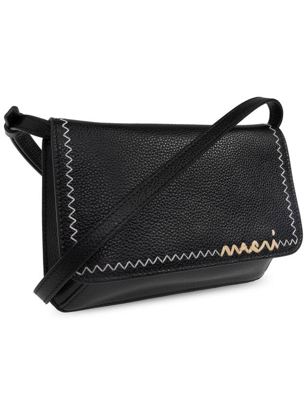 Flap Trunk Shoulder Bag Black - MARNI - BALAAN 5