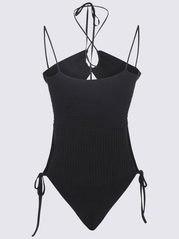 Andreādamo Black Viscose Blend Bodysuit - ANDREADAMO - BALAAN 2