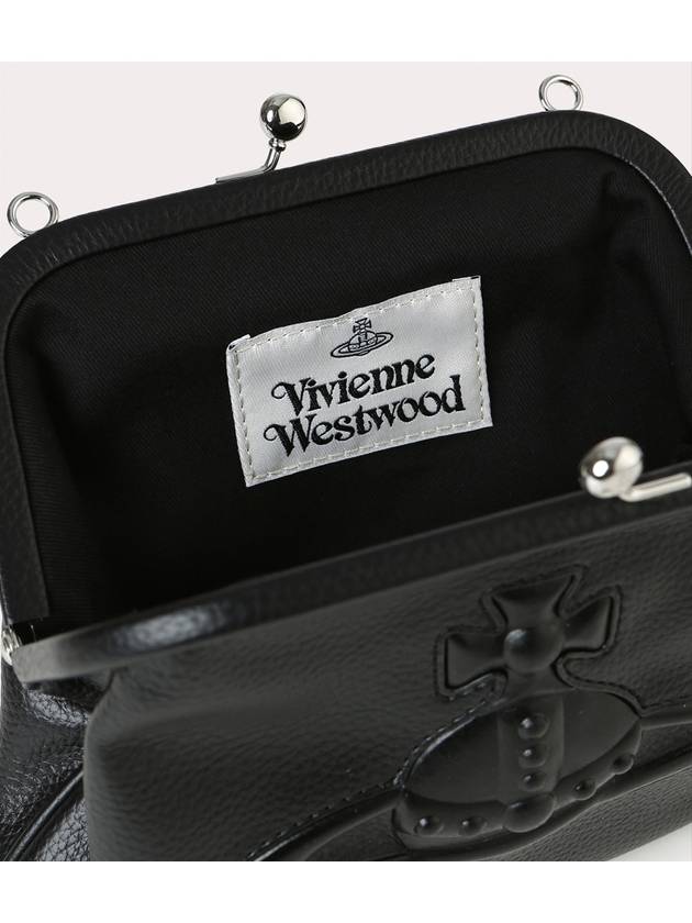 ORB Logo Shoulder Bag Black - VIVIENNE WESTWOOD - BALAAN 4