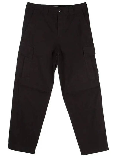 Lens Wappen Cotton Cargo Straight Pants Black - CP COMPANY - BALAAN 2