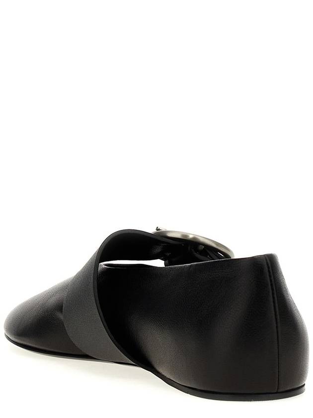 Jil Sander Buckle Ballet Flats - JIL SANDER - BALAAN 3