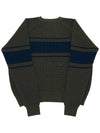 COLOR LINE 7G KNIT CREW NECK Khaki - A NOTHING - BALAAN 3