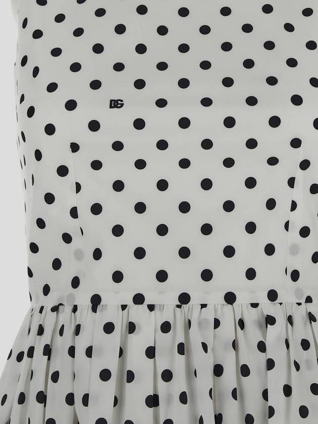 Polka dot midi dress F6JHVTHS5R7 - DOLCE&GABBANA - BALAAN 4