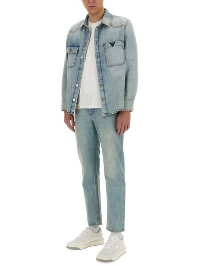 Valentino Garavani Denim Shirt - VALENTINO - BALAAN 2