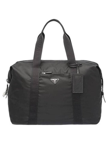 Re-Nylon Saffiano Duffel Bag Black - PRADA - BALAAN 1