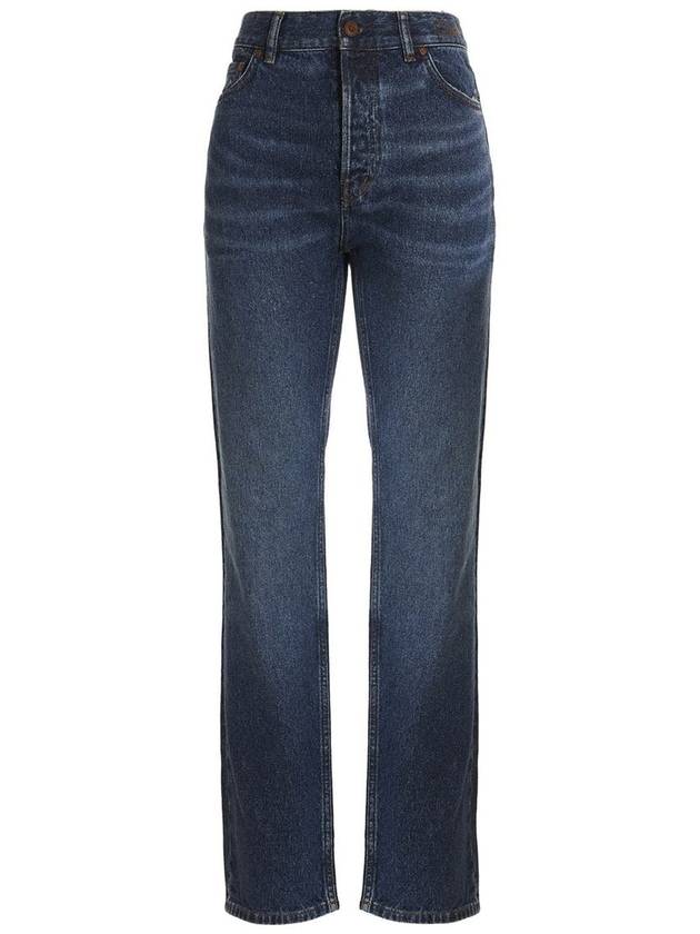 Denim Straight Jeans Blue - CHLOE - BALAAN 2