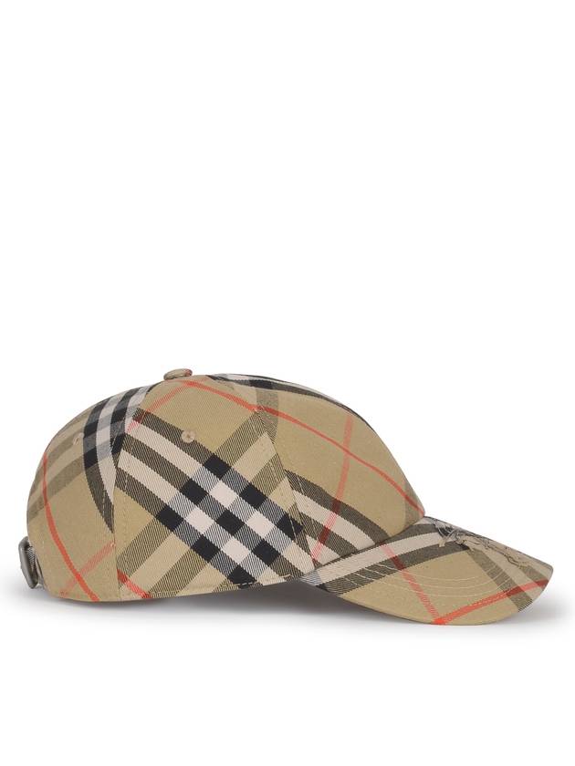 Vintage Check Base Ball Cap Beige - BURBERRY - BALAAN 3