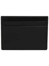 Monogram Card Case in Smooth Leather Black - SAINT LAURENT - BALAAN 3