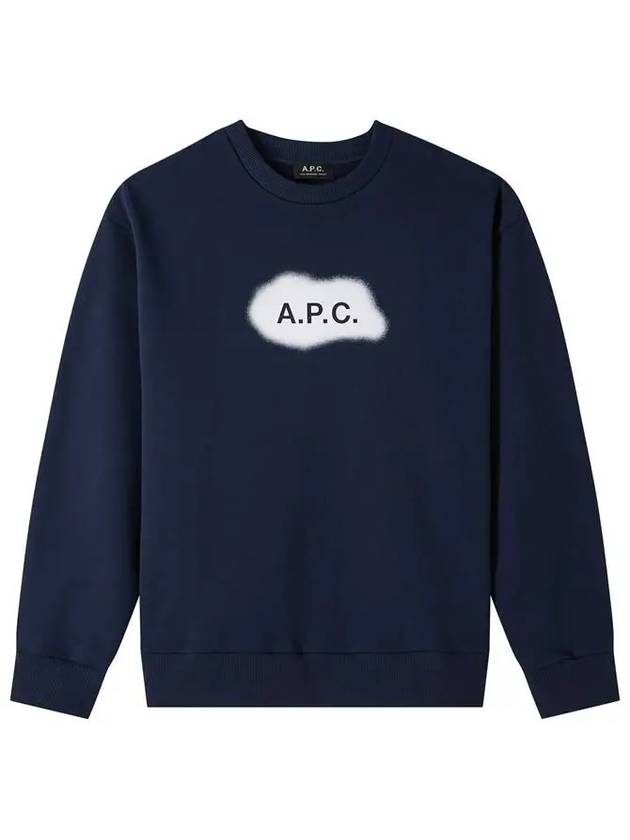 Alastor Logo Sweatshirt Navy - A.P.C. - BALAAN 2