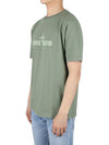 Stitches Two Embroidery Short Sleeve T-Shirt Sage Green - STONE ISLAND - BALAAN 4