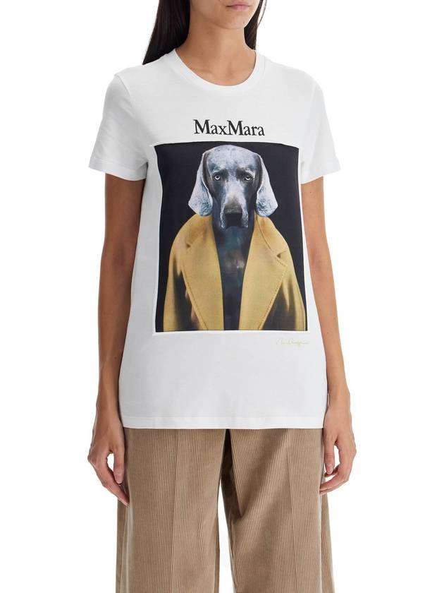 t-shirt with wegman print - MAX MARA - BALAAN 2