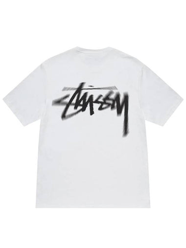 digi stock t shirt white men - STUSSY - BALAAN 1