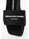 AW Nylon Full Slippers Black - ALEXANDER WANG - BALAAN 3