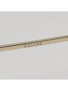 Glasses Frame CL50001U 048 Transparent Gray Round Soltex Gold - CELINE - BALAAN 5