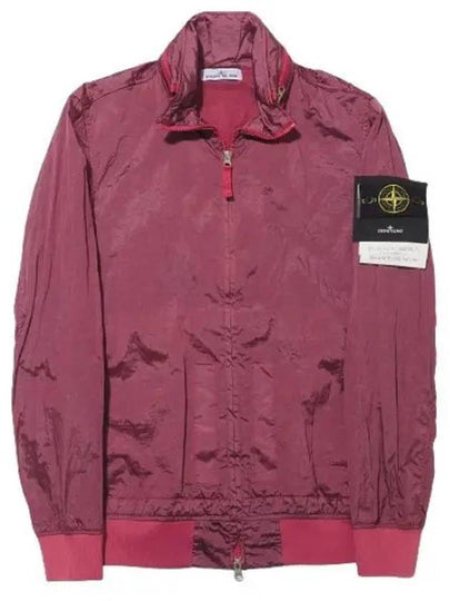 Men's Logo Patch Nylon Metal Zip-up Jacket Red - STONE ISLAND - BALAAN 2