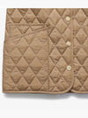 Women's Diamond Quilted Jacket Brown - BURBERRY - BALAAN 4