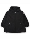 Kids WETE Hooded Wind Jacket Black 1A00113 5968E 999 - MONCLER - BALAAN 1