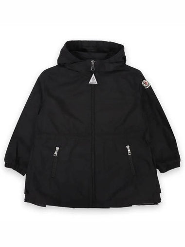 Kids WETE Hooded Wind Jacket Black 1A00113 5968E 999 8 10A - MONCLER - BALAAN 1