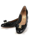 Vara Bow Patent Pumps Black - SALVATORE FERRAGAMO - BALAAN 2