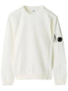 Men's Light Fleece Lens Wappen Sweatshirt White - CP COMPANY - BALAAN 2