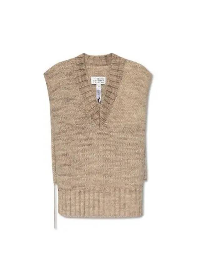 Botanical Dye Knit Vest Light Brown - MAISON MARGIELA - BALAAN 2