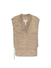 Botanical Dye Knit Vest Light Brown - MAISON MARGIELA - BALAAN 2