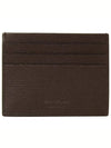 Gancini Leather Card Wallet Brown - SALVATORE FERRAGAMO - BALAAN 3