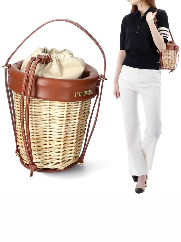 Le Panier Seau Bucket Bag Beige Brown - JACQUEMUS - BALAAN 2