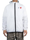 Small Heart Wappen Windbreaker White - COMME DES GARCONS - BALAAN 3