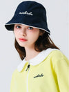 Ribbon tie nylon bucket hat NAVY - MONBIRDIE GOLF - BALAAN 9