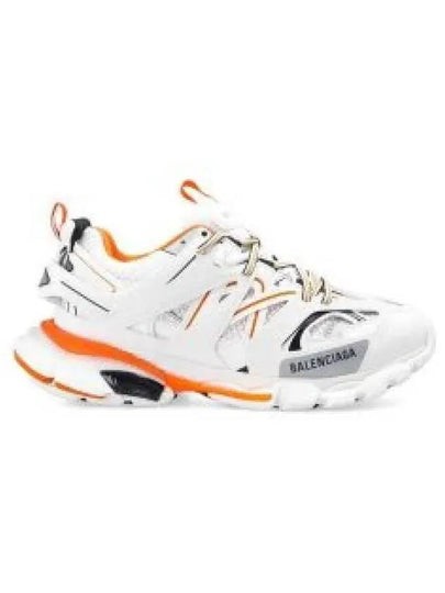 Track Trainer Low Top Sneakers White Orange - BALENCIAGA - BALAAN 2