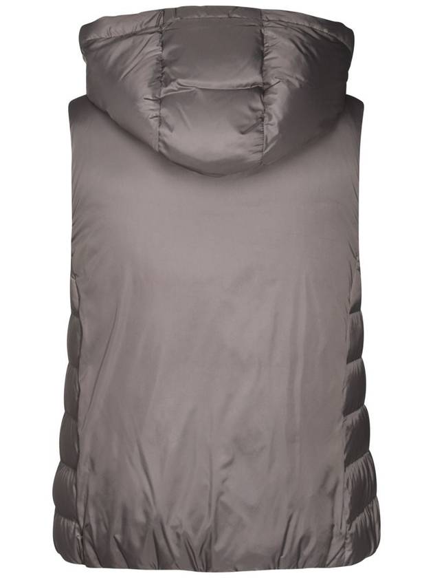 Hooded Down Vest Grey - BRUNELLO CUCINELLI - BALAAN 3