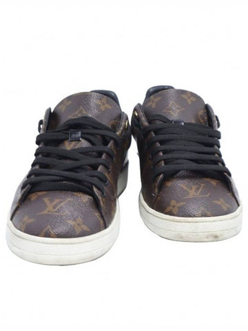 Men s Louis Vuitton 1A1F4N Monogram Canvas Front Low Women Sneakers 40 gt Gangbuk used luxury goods - LOUIS VUITTON - BALAAN 1