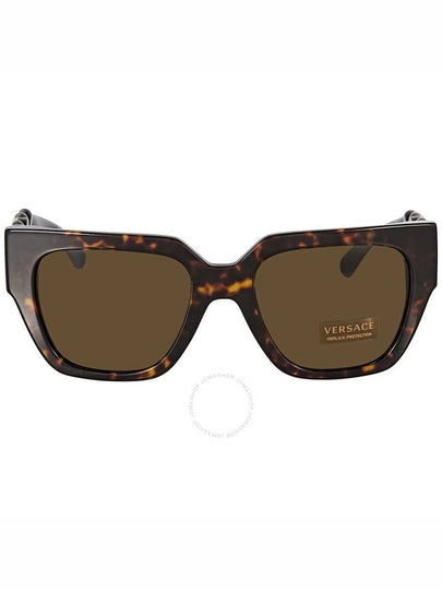 Versace Dark Brown Square Ladies Sunglasses VE4409 108/73 53 - VERSACE - BALAAN 2