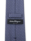 Gancini Print Silk Tie Bluemarine - SALVATORE FERRAGAMO - BALAAN 8