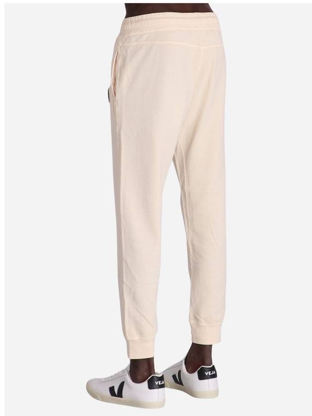 Light Fleece Utility Track Pants White - CP COMPANY - BALAAN 3