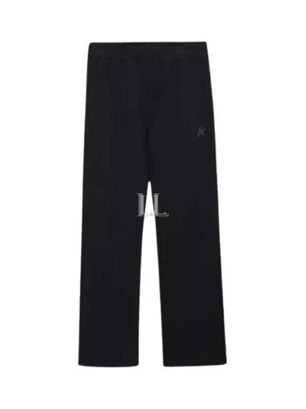 Star Logo Sweat Track Pants Black - GOLDEN GOOSE - BALAAN 2