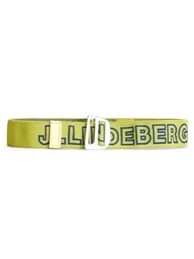 Lennon Webbing Logo Belt Wax Yellow - J.LINDEBERG - BALAAN 2