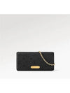 On Chain Lily Monogram Long Wallet Black - LOUIS VUITTON - BALAAN 2